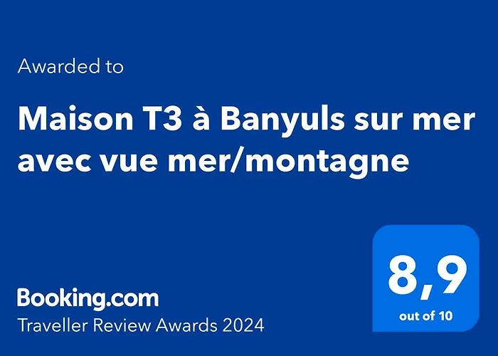 Maison T3 A Banyuls Sur Mer Avec Vue Mer/Montagne